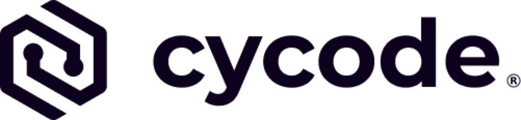Cycode logo: a dark hexagonal icon on the left followed by the word 'cykode' in dark letters.