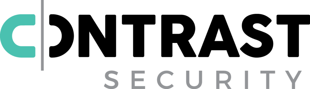 Contrast Security logo featuring a teal 'C' and a vertical divider, with the word 'CONTRAST SECURITY'