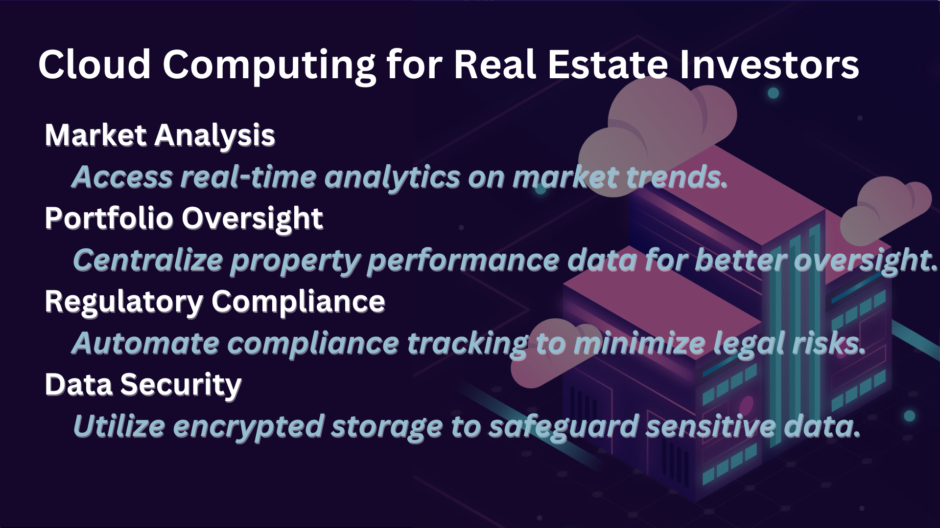 Cloud Computing for Real Estate Investors