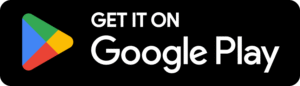 Google Play download badge with multicolor triangle and text 'GET IT ON Google Play' on black background.